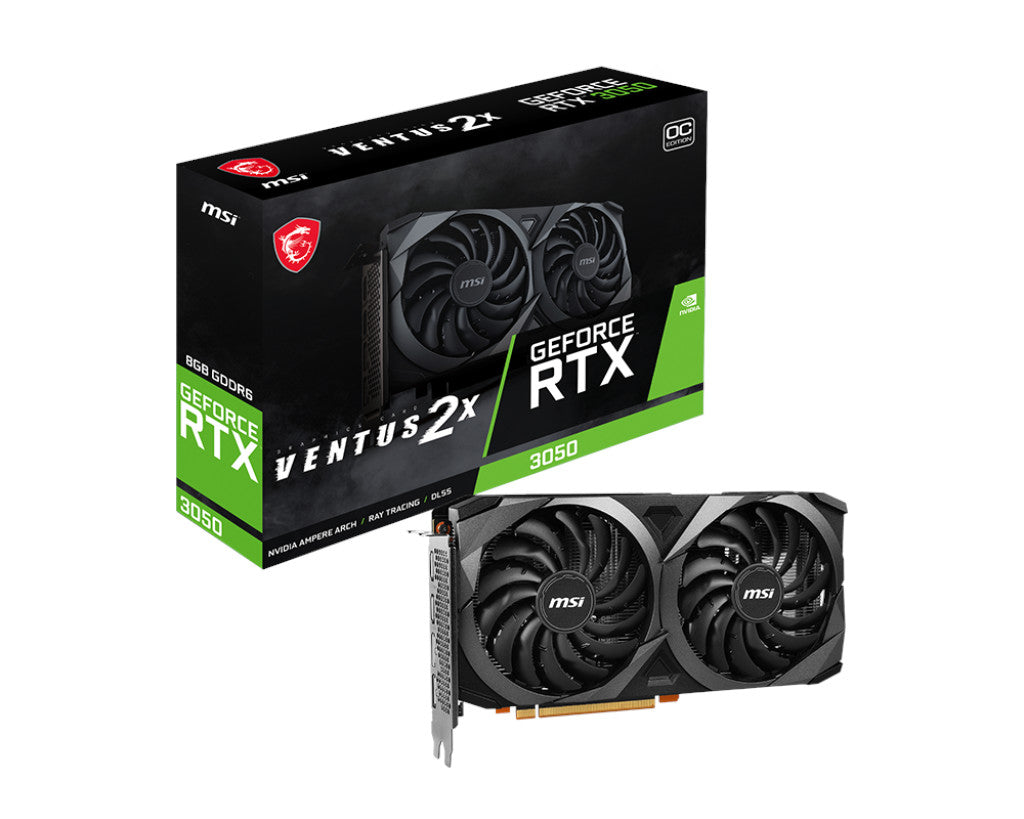 VGA MSI GEFORC RTX 3050 VENTUS X2 6G OC