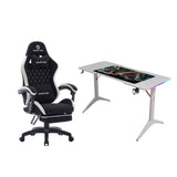 Oartex Fiber Chair Model LD035 with Gamax D2208 fiber Gaming Table 120*60*74 (installation Not Included)