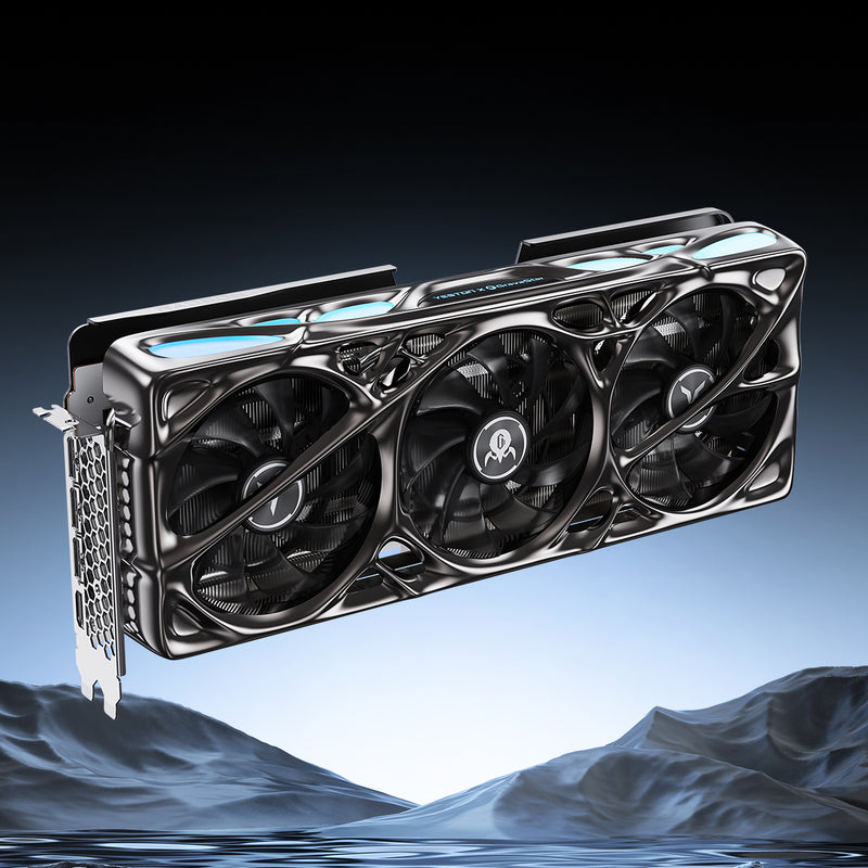 كرت الشاشة Yeston x GravaStar AMD RADEON RX 9070 XT Mercury Nova OC