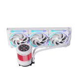 Alseye W360-V-W 360mm AIO Liquid Coolers, 350W TDP low noise ARGB pump with 2.1 inch screen - White