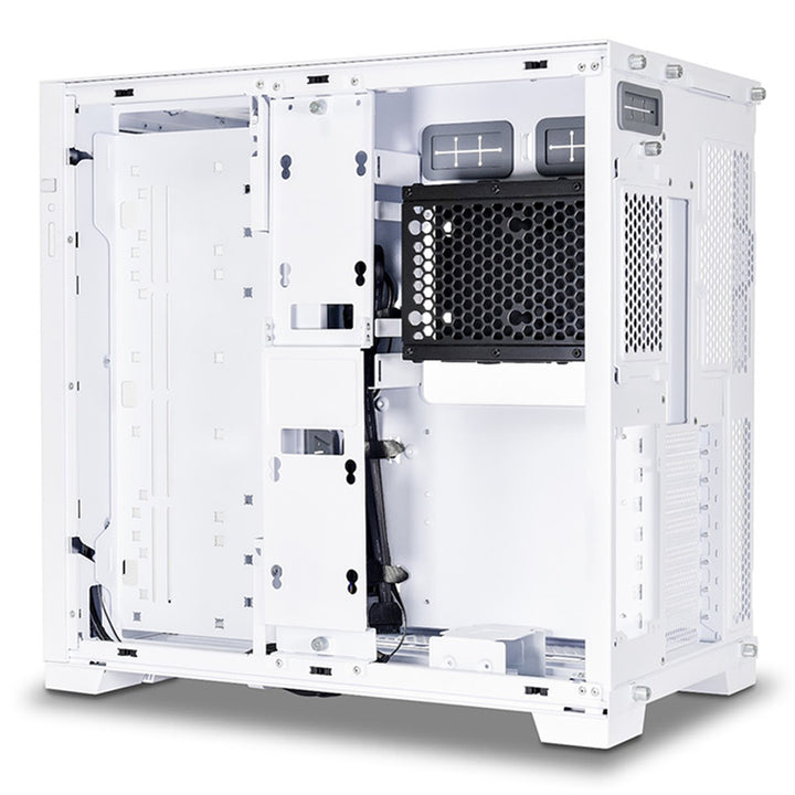 كيس LIAN LI O11 DYNAMIC EVO – E-ATX للألعاب مع زجاج حراري – أبيض
