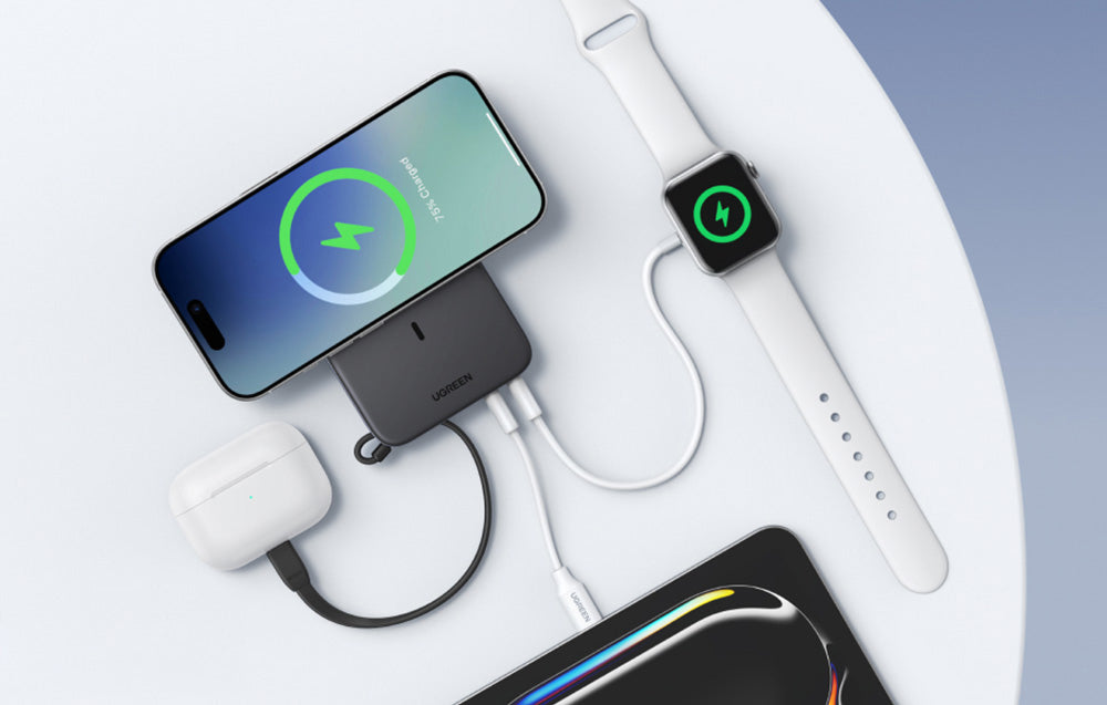 UGREEN Magnetic Wireless Power Bank 10000mAh 30W 1C+15W Space GrayQI2 - PB567