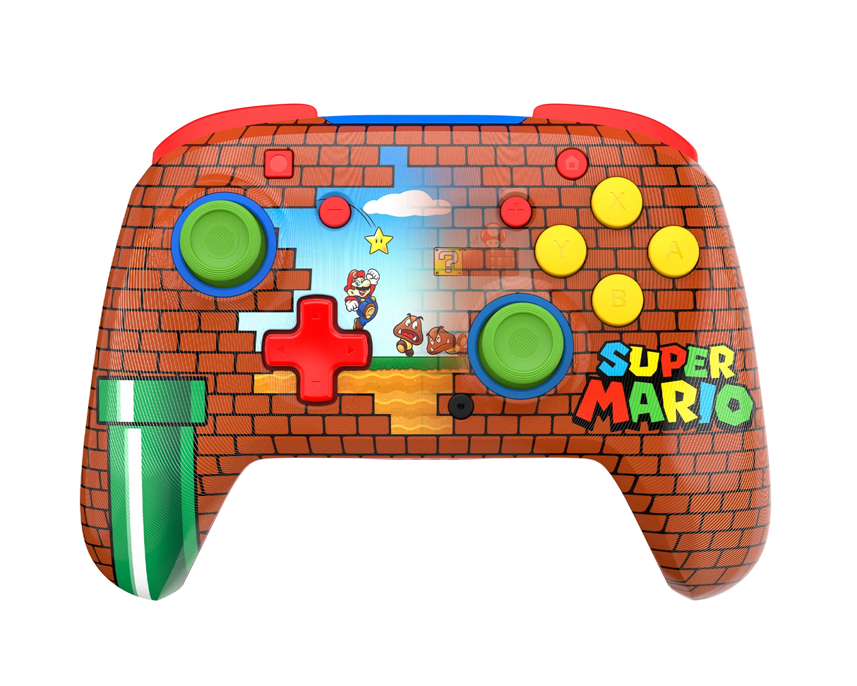 Turtle Beach Rematch Mario Bricks Reveal Wireless Controller For Nintendo Switch