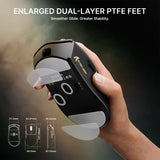 ATTACK SHARK V8 Ultra-Light Ergonomic Right-handed Ergonomic Wireless Gaming Mouse up to 42000 DPI - Black