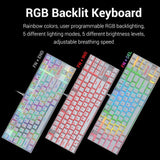 كيبورد الألعاب Redragon KUMARA K552W RGB TKL سلكي ميكانيكي (مفاتيح Blue) – أبيض