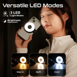 Promate 360° Rotatable Ultra-Slim MagSafe Compatible Rechargeable LED Ring Light - Grey