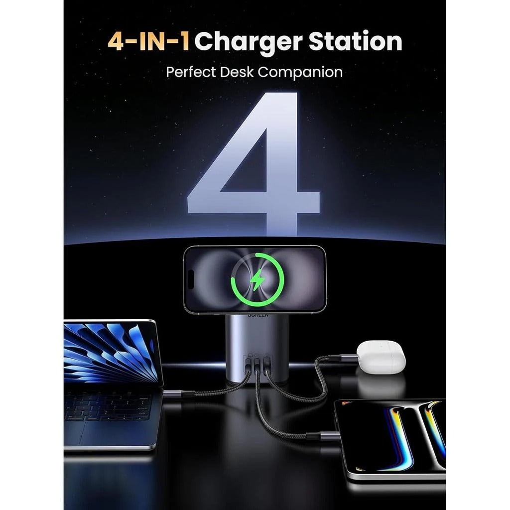 شاحن مكتبي UGREEN Nexode 65W GaN – بريطانيا