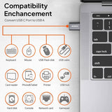 Mowsil USB-C to USB-A OTG Adapter 5Gbps