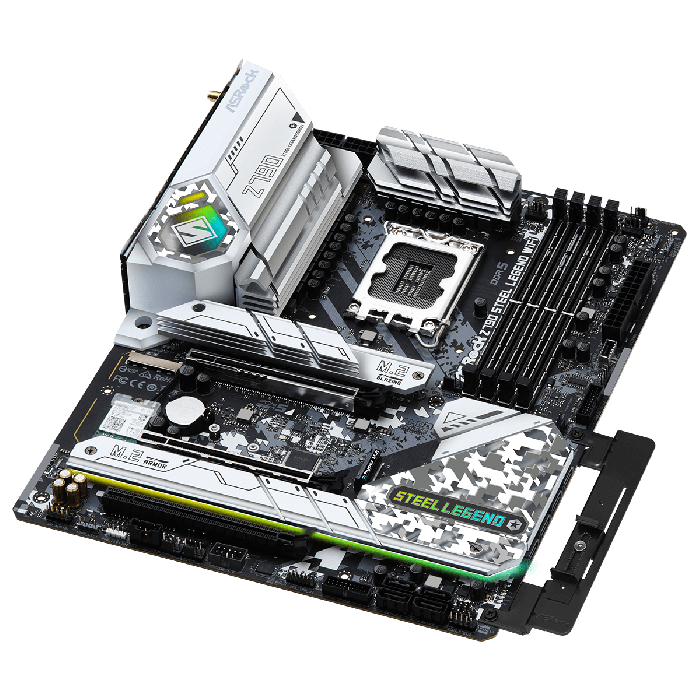 اللوحة الأم ASRock Z790 Steel Legend WiFi  بمقبس Intel LGA 1700، ATX، DDR5