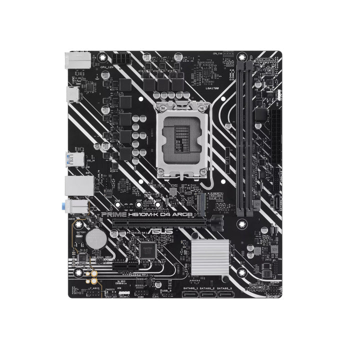 اللوحة الأم ASUS PRIME H610M-K – مايكرو ATX لمعالجات إنتل الجيل 12 و13 و 14