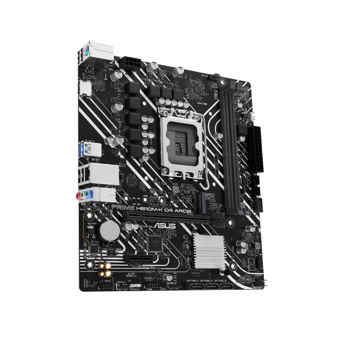 اللوحة الأم ASUS PRIME H610M-K – مايكرو ATX لمعالجات إنتل الجيل 12 و13 و 14