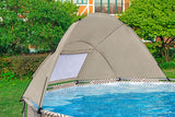 BESTWAY 3.96M X 1.07M POOL SET (Pool, Filter Pump (220-240V), Ladder, Cover, Canopy, Compatible with Cartridge 58094(II)220-240V) 561FY (Installation Not Included)