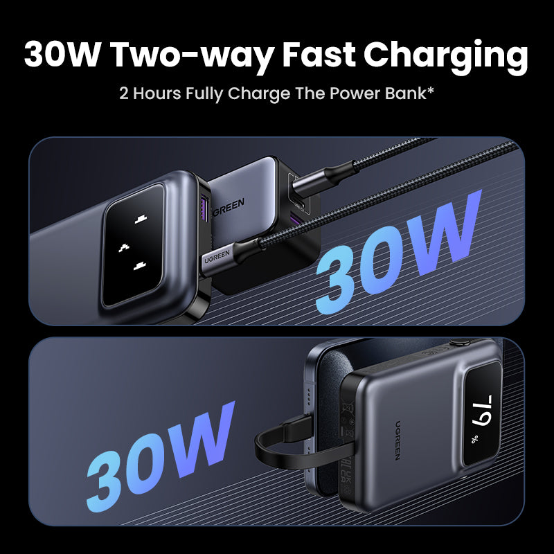 UGREEN 12000mAh 100W Fast Charging Power Bank 35526B