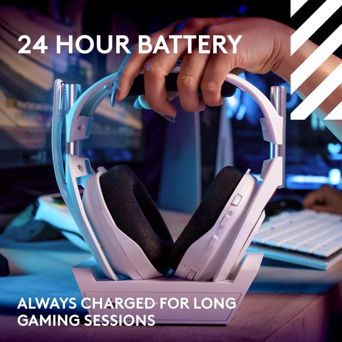 ASTRO A50 (GEN 5) ホワイト A50WL-003-WH A50 Wireless Gaming Headset + Base Station with PLAYSYNC