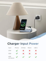 UGREEN 3-in-1 Magnetic Wireless Charger UK 25W QI2 - W711