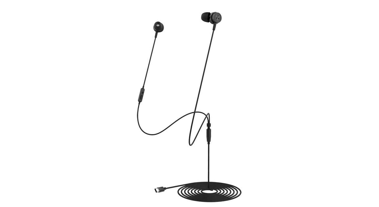 Sades Wings 10 Pro Lite 10mm dynamic driver Type C Wired Earphone -  Black