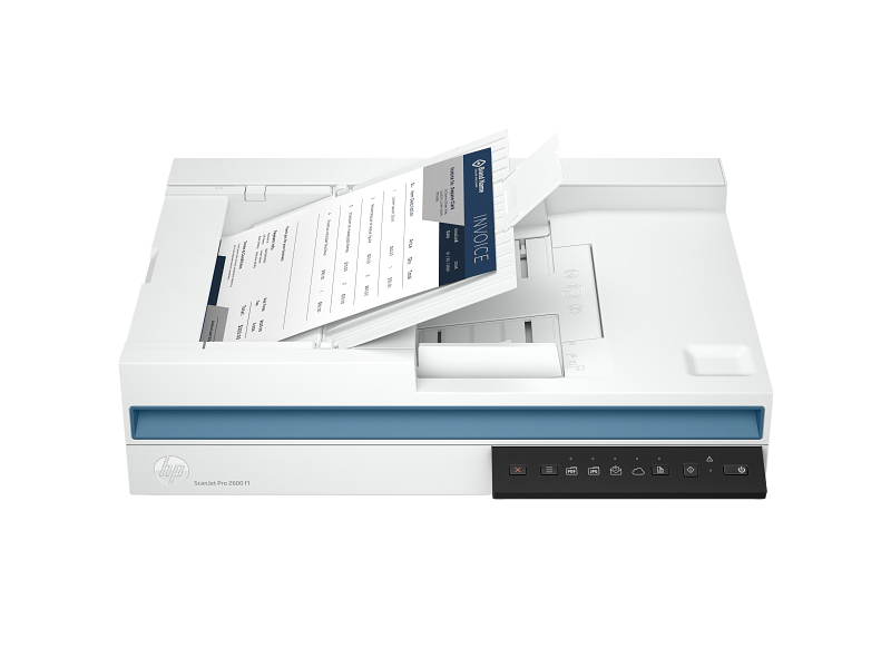 سكانر اتش بي ScanJet Pro 2600 f1- 25ppm / 1200dpi / A4 / USB / Flatbed ADF Scanner
