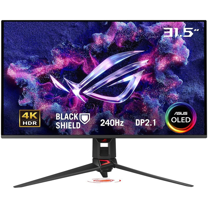Asus ROG Swift PG32UCDM3 Gen3 32" 4K Tandem QD-OLED, 240Hz Refresh Rate, 0.03ms Response Time, BlackShield Film, HDMI 2.1, DisplayPort 2.1a, G-SYNC Compatible Flat Gaming Monitor - Black
