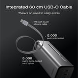 باور بانك إيكوفلو رابيد برو (20,000 مللي أمبير، 230 واط، كابل مدمج 100 واط) – فضي