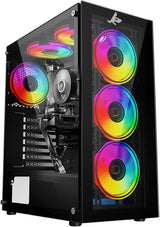 Gaming Bundle PC i5-13400F ,RTX 4060, 16GB RAM With Monitor Sades NC-Pelagia SC-CJ04F24B, 24" FHD 1920x1080, 200Hz, 0.5ms, HDMI 2.1, VA, Curved & Battle Ram Combo (Mouse + Mousepad & Keyboard)
