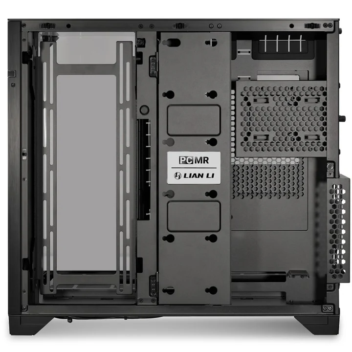 LIAN LI O11 VISION Tempered Glass Mid Tower Gaming Case - Black (Fans Not Included)