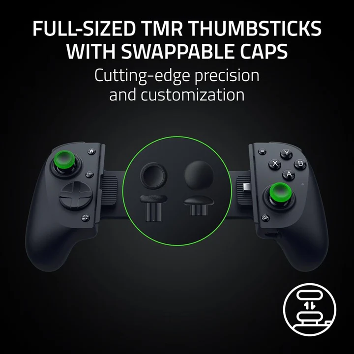 Razer Kishi V3 Pro Haptic USB C Gaming Controller for Phones, Mini Tablets & PC - Black