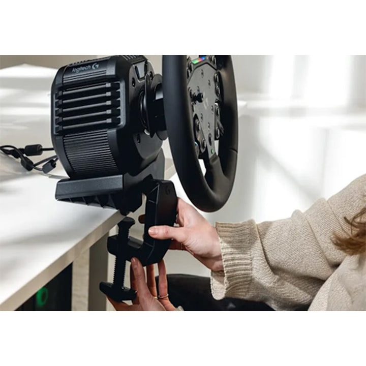 Logitech RS50 System, Wheel with 13 Buttons and 8 Nm of Torque Compatible with PS5/PS4 & PC – Black