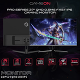 GAMEON GOPS27QHD180IPS 27", QHD, 180Hz, 0.5ms Fast IPS, Flat Gaming Monitor