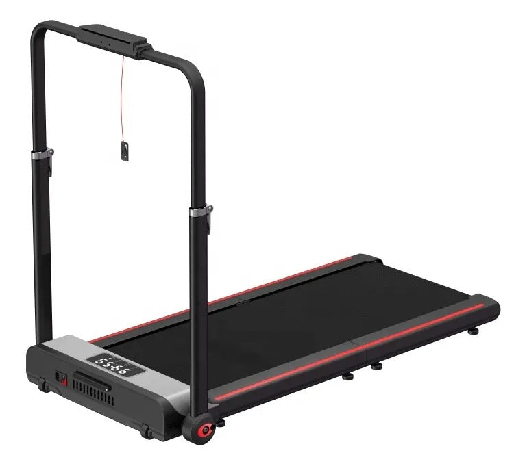 Foldable 2-in-1 Electric Treadmill with LED Display and Remote Control UMWP104 - Black