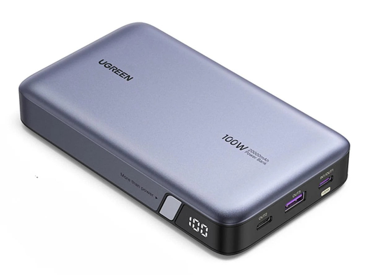 UGREEN 25000mAh 140W Power Bank with Built-in Cable