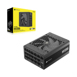 مزود طاقة CORSAIR HX1200i بقدرة 1200 واط، وحدات كاملة، هدوء فائق، بلاتينيوم، ATX (UK) – أسود