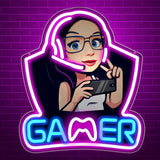 Gaming Neon " GAMER Girl -14 "