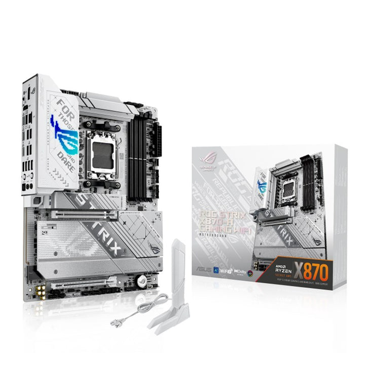 Asus ROG STRIX X870-A GAMING WIFI ATX Gaming Motherboard - White