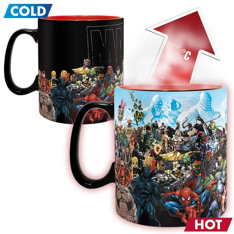 MARVEL - Mug Heat Change - 460 ml - Marvel Heroes