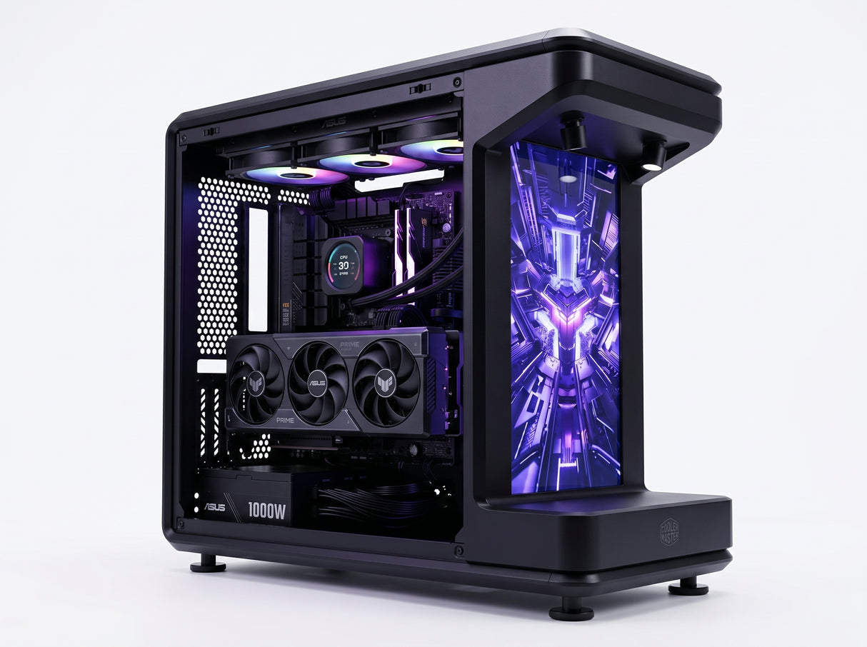 Custom Gaming PC AMD Ryzen 9 9950X3D, RTX 5080 16GB, RAM 16GB DDR5 6400MHz, 1TB NVMe SSD, Windows 11 Pro