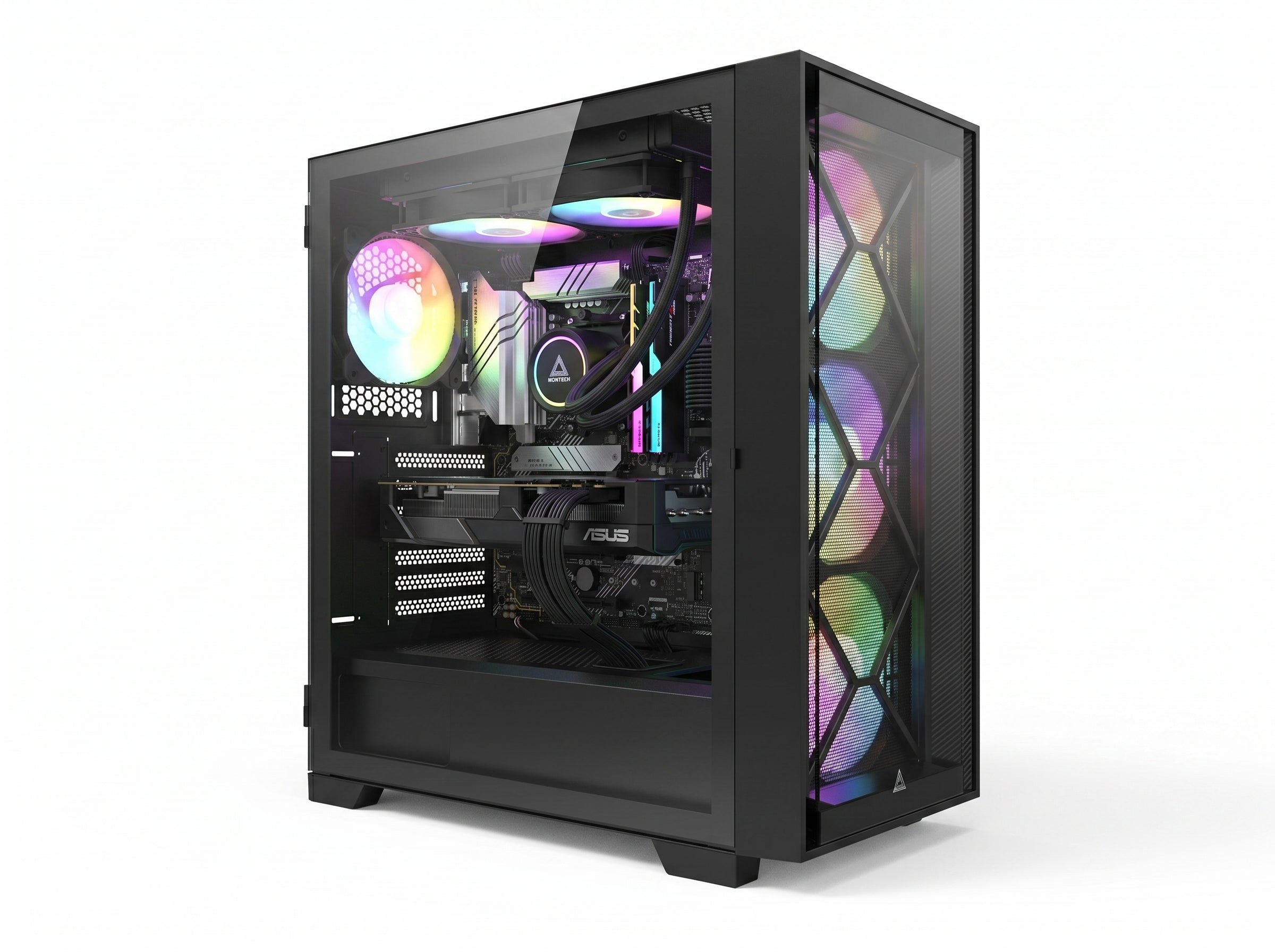 Custom Gaming PC Ryzen 7 7800X3D, RTX 5060 Ti, 16GB DDR5 6400MHz