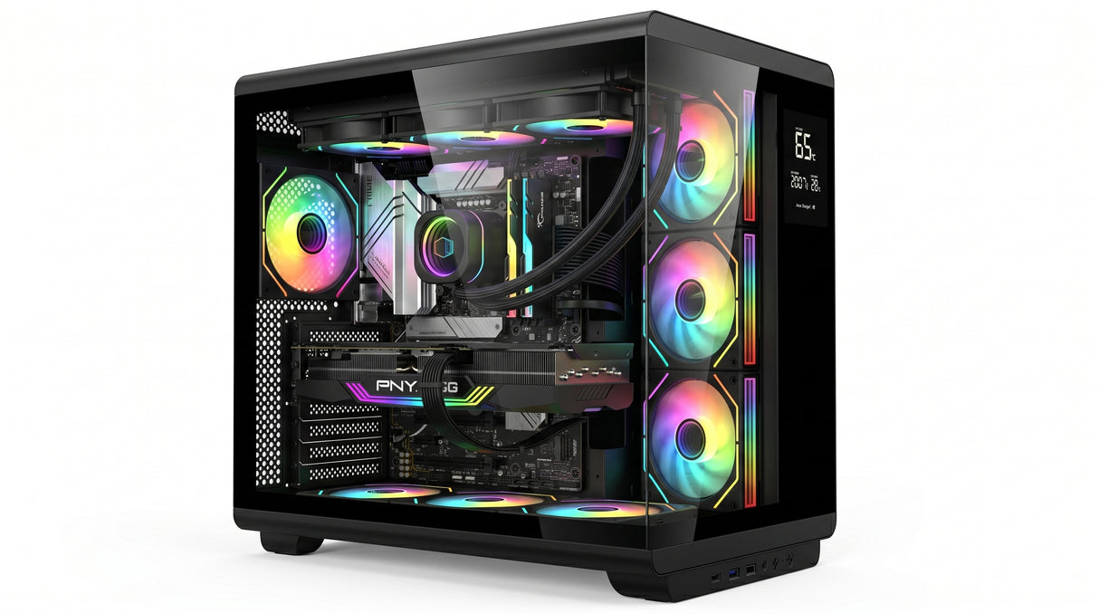 Custom Gaming PC Intel Ultra 7 265KF, RTX 5070 Ti 16GB GDDR7, 32GB DDR5, 1TB SSD, Windows 11 Pro