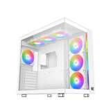 XIGMATEK AQUA ULTRA AIR ARCTIC ARGB ATX Case, White