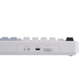 AULA F108 PRO 100% full Size with 108 Hot-Swappable Keys Wireless Gaming Keyboard with Screen , Knop & LEOBOG Nimbus Switch V3 - White Blue