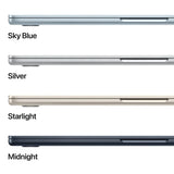 Apple MacBook Air - 13.6" / M5 / 10-Core CPU / 10-Core GPU / 16-Core Neural Engine / 16GB / 512GB SSD / Arabic- Star Light / 1YW / Z1L3000EC