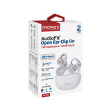 Promate AudioFit Open Ear Clip On TWS Earbuds w/ IntelliTouch - White
