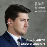 Promate AudioFit Open Ear Clip On TWS Earbuds w/ IntelliTouch - White