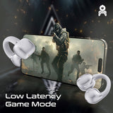 Promate AudioFit Open Ear Clip On TWS Earbuds w/ IntelliTouch - White