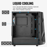 Aerocool AirHawk Duo ARGB Mid Tower Case, Black
