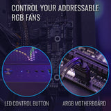 Aerocool AirHawk Duo ARGB Mid Tower Case, Black