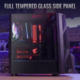 Aerocool AirHawk Duo ARGB Mid Tower Case, Black