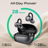 Promate AudioFit™ Open Ear Clip Pro On TWS Earbuds w/ IntelliTouch With Smart Touch Control
