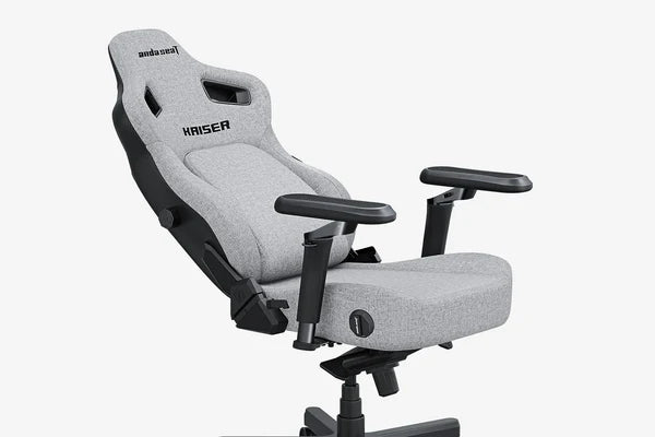 AndaSeat New Kaiser 4 6D Armrest Large Fabric Gaming Chair - Grey