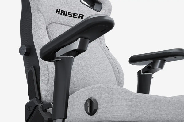 AndaSeat New Kaiser 4 6D Armrest Large Fabric Gaming Chair - Grey