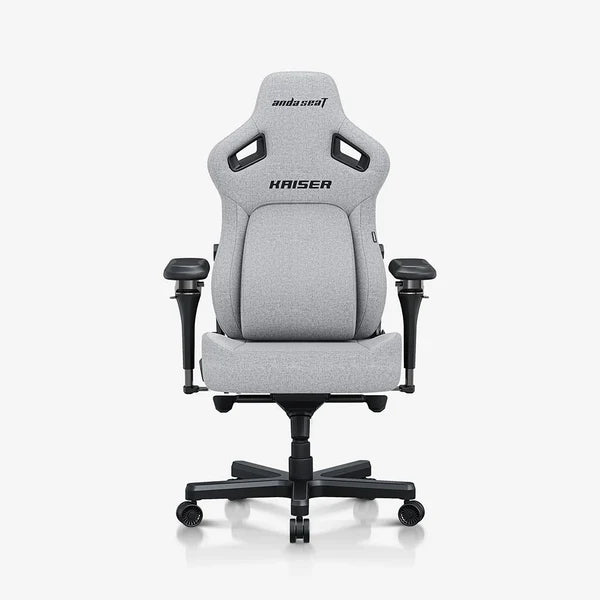 AndaSeat New Kaiser 4 6D Armrest Large Fabric Gaming Chair - Grey